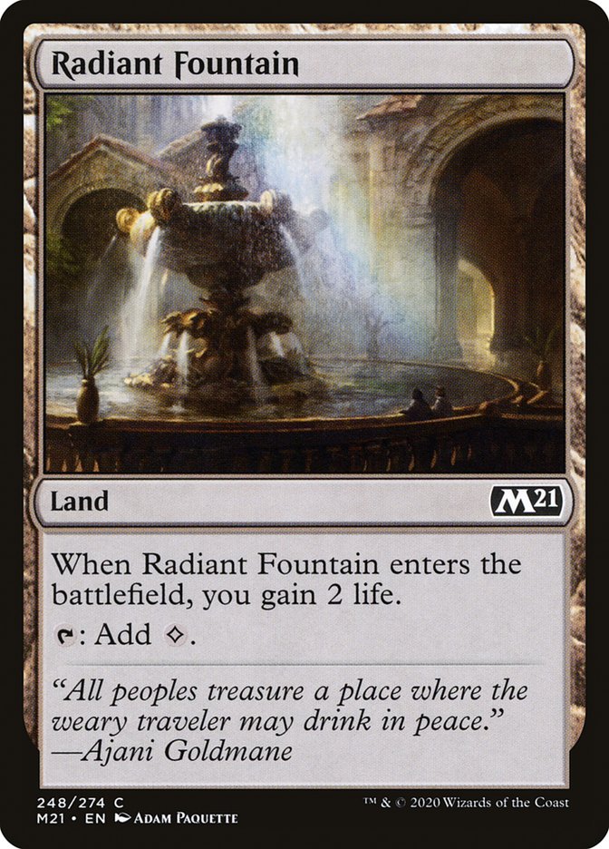 Radiant Fountain [Core Set 2021] | Total Play