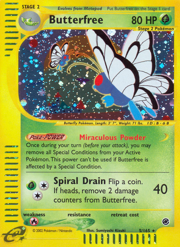 Butterfree (5/165) [Expedition: Base Set] | Total Play