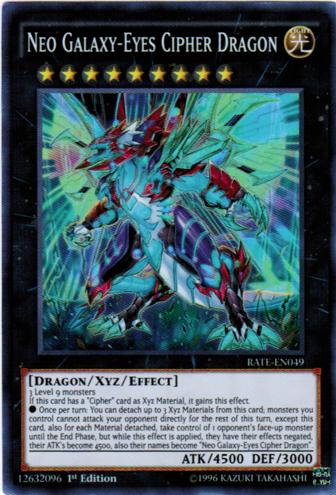 Neo Galaxy-Eyes Cipher Dragon [RATE-EN049] Super Rare | Total Play