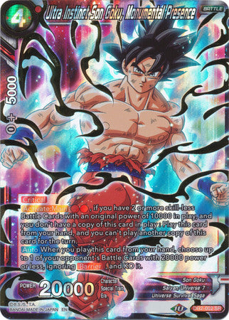 Ultra Instinct Son Goku, Monumental Presence (DB2-002) [Divine Multiverse] | Total Play