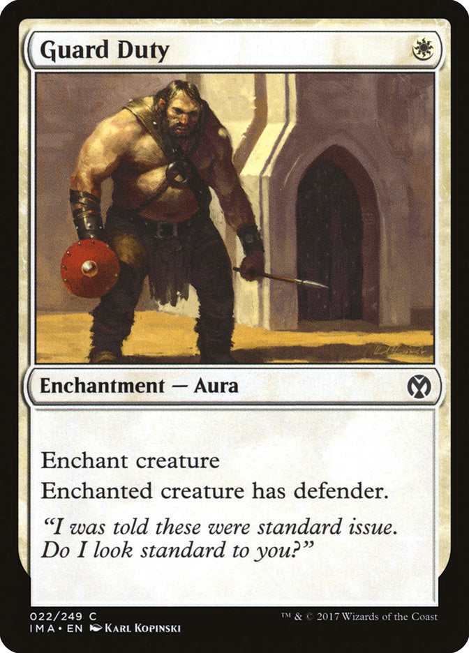 Guard Duty [Iconic Masters] | Total Play