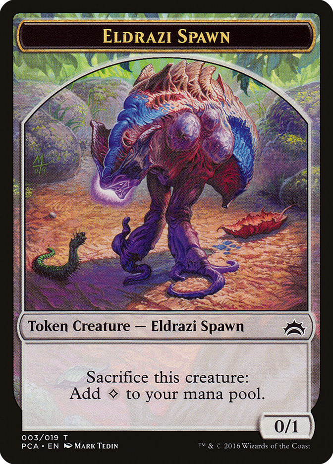 Eldrazi Spawn Token (003/019) [Planechase Anthology Tokens] | Total Play