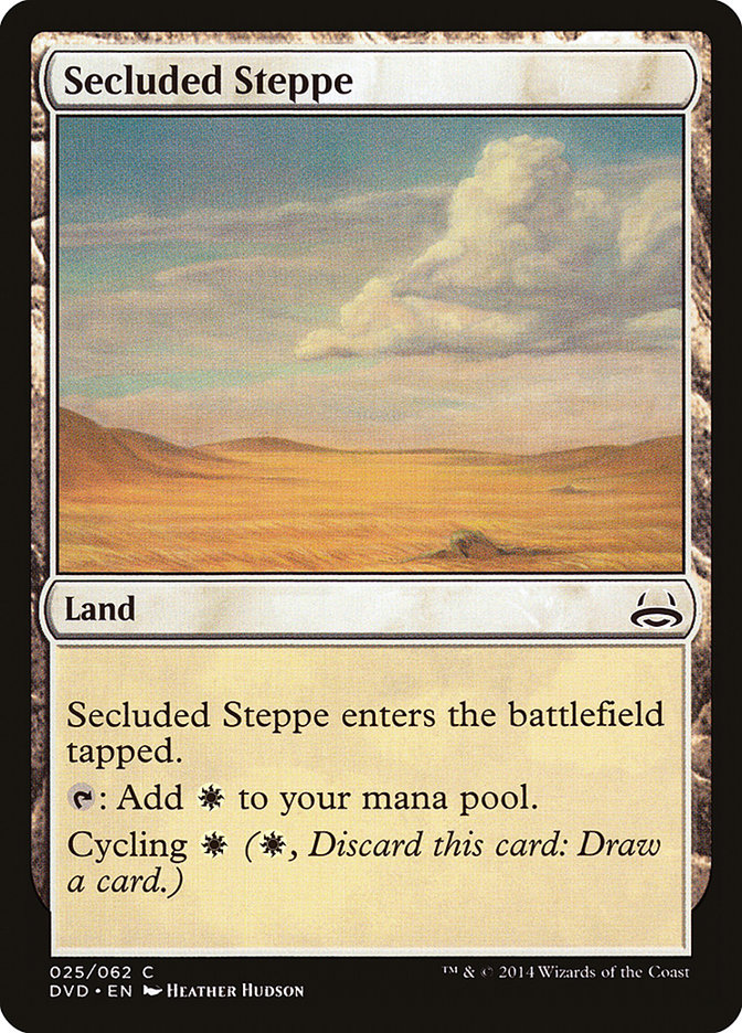 Secluded Steppe (Divine vs. Demonic) [Duel Decks Anthology] | Total Play