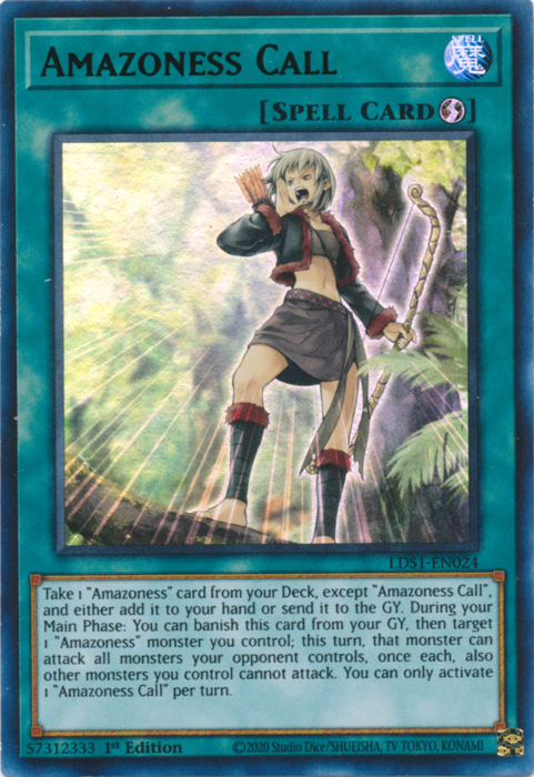 Amazoness Call (Green) [LDS1-EN024] Ultra Rare | Total Play