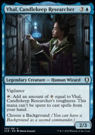 Vhal, Candlekeep Researcher [Commander Legends: Battle for Baldur's Gate] | Total Play