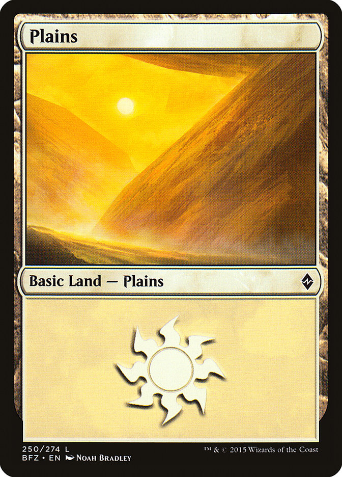 Plains (250a) [Battle for Zendikar] | Total Play