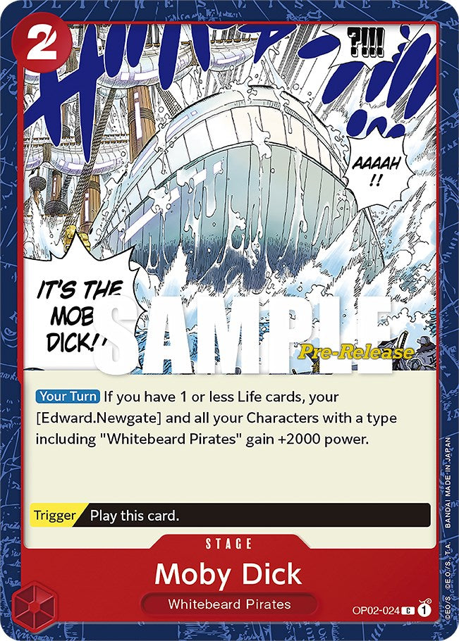 Moby Dick [Paramount War Pre-Release Cards] | Total Play