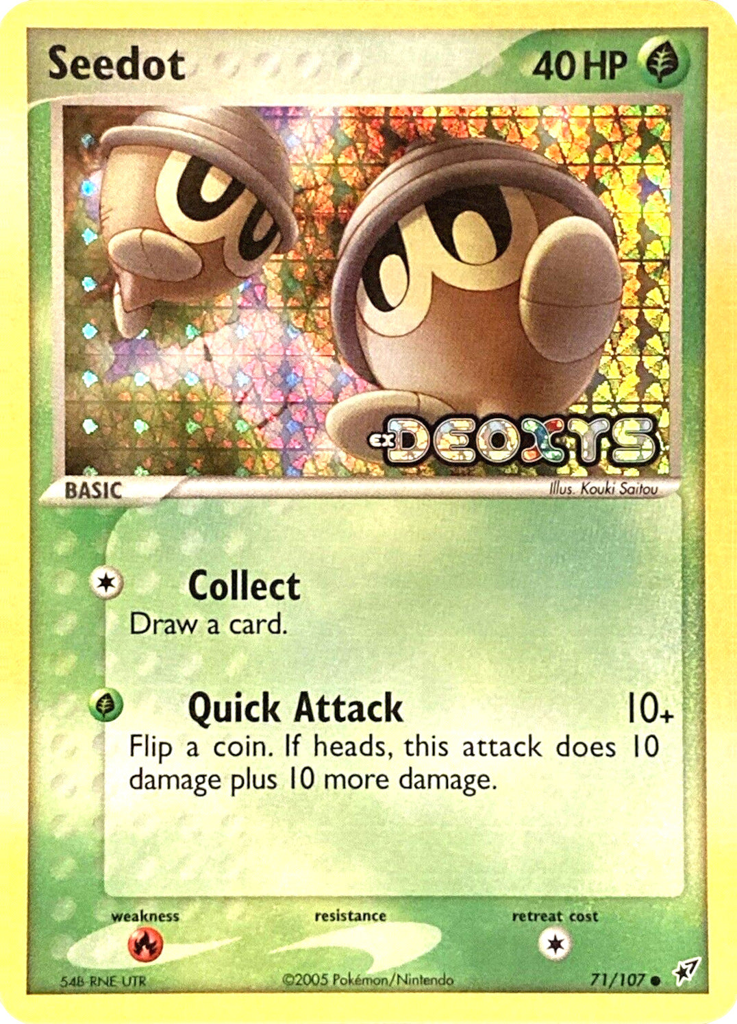 Seedot (71/107) (Stamped) [EX: Deoxys] | Total Play