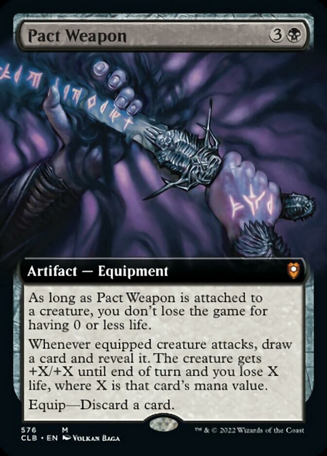 Pact Weapon (Extended Art) [Commander Legends: Battle for Baldur's Gate] | Total Play