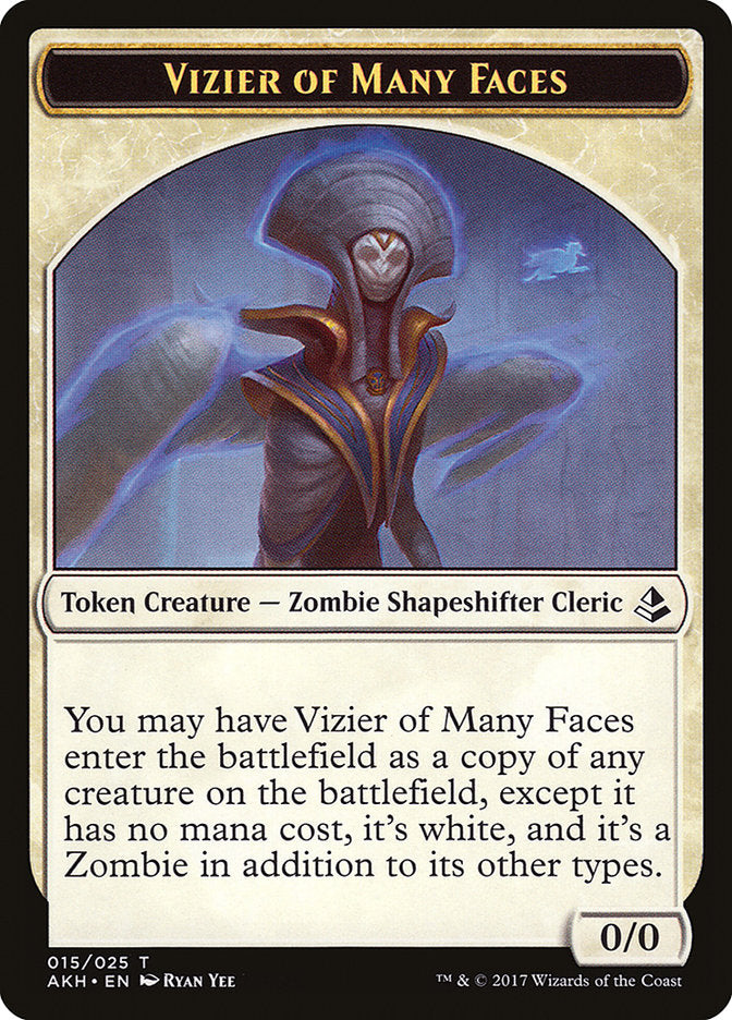 Vizier of Many Faces Token [Amonkhet Tokens] | Total Play