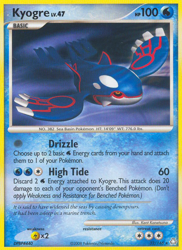 Kyogre (32/146) [Diamond & Pearl: Legends Awakened] | Total Play