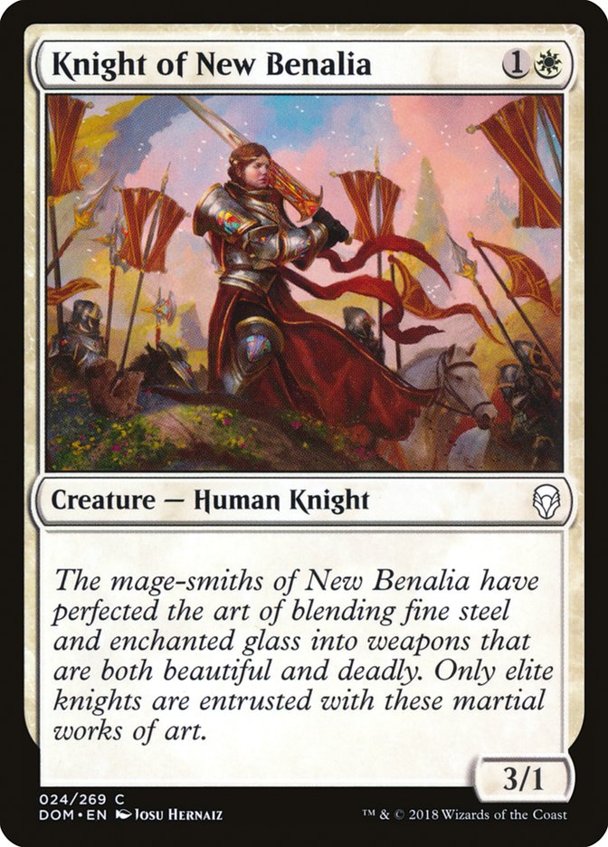 Knight of New Benalia [Dominaria] | Total Play