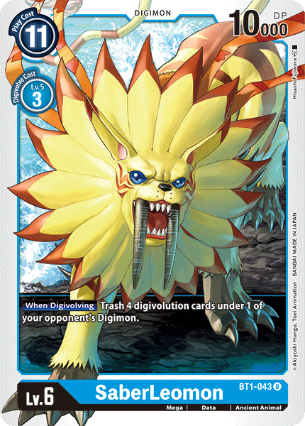 SaberLeomon [BT1-043] [Release Special Booster Ver.1.0] | Total Play
