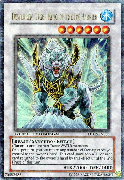 Dewloren, Tiger King of the Ice Barrier [DT02-EN033] Ultra Rare | Total Play