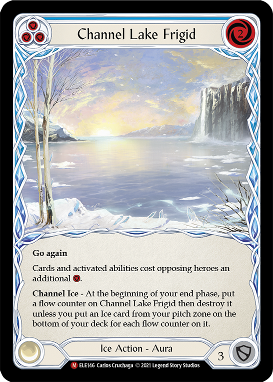Channel Lake Frigid [ELE146] (Tales of Aria)  1st Edition Rainbow Foil | Total Play