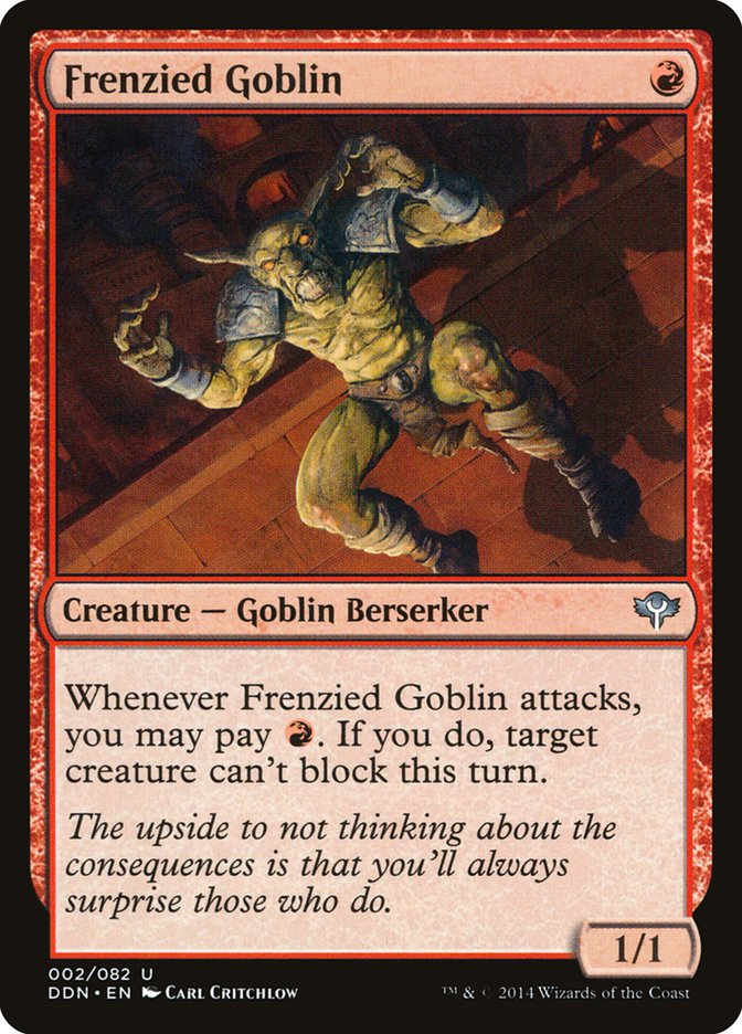 Frenzied Goblin [Duel Decks: Speed vs. Cunning] | Total Play