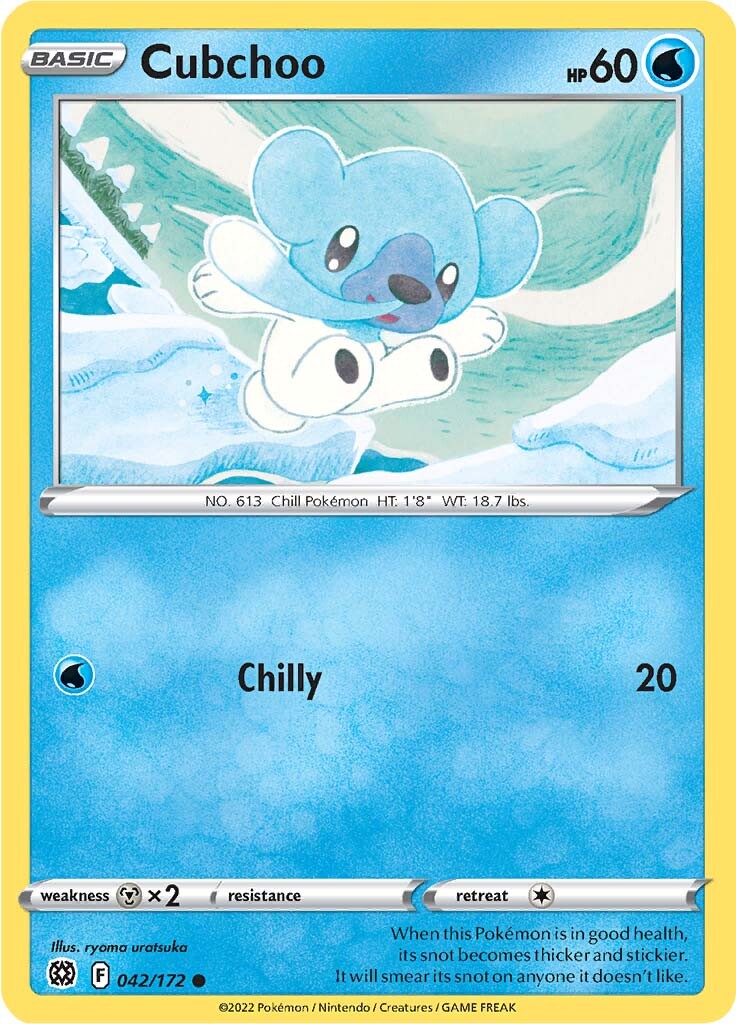 Cubchoo (042/172) [Sword & Shield: Brilliant Stars] | Total Play