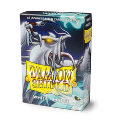 Dragon Shield: Japanese Size 60ct Sleeves - White (Matte) | Total Play