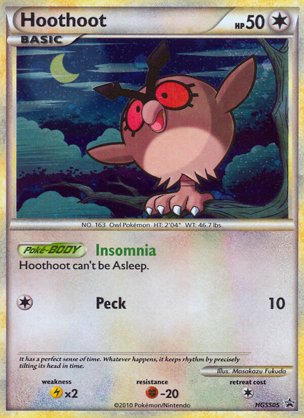 Hoothoot (HGSS05) [HeartGold & SoulSilver: Black Star Promos] | Total Play