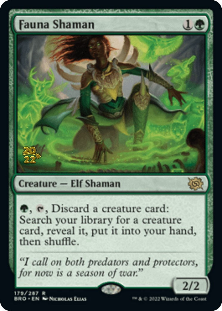 Fauna Shaman [The Brothers' War Prerelease Promos] | Total Play