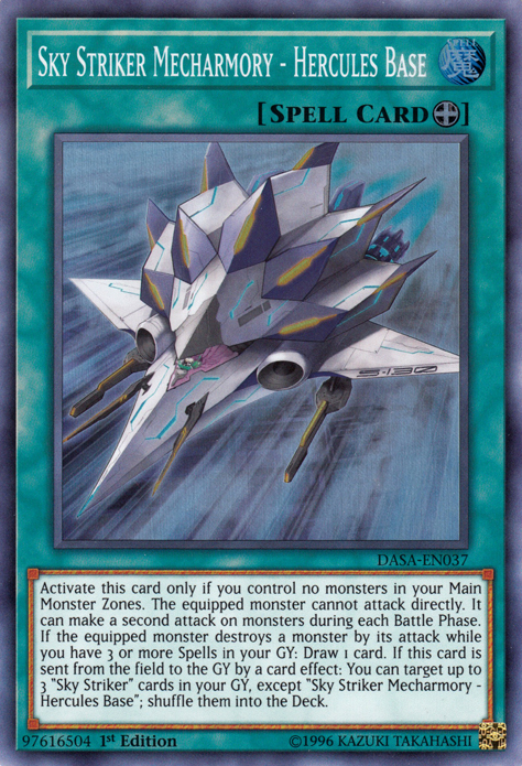 Sky Striker Mecharmory - Hercules Base [DASA-EN037] Super Rare | Total Play