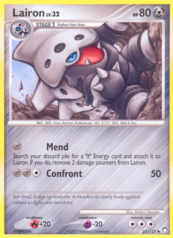 Lairon (53/123) [Diamond & Pearl: Mysterious Treasures] | Total Play