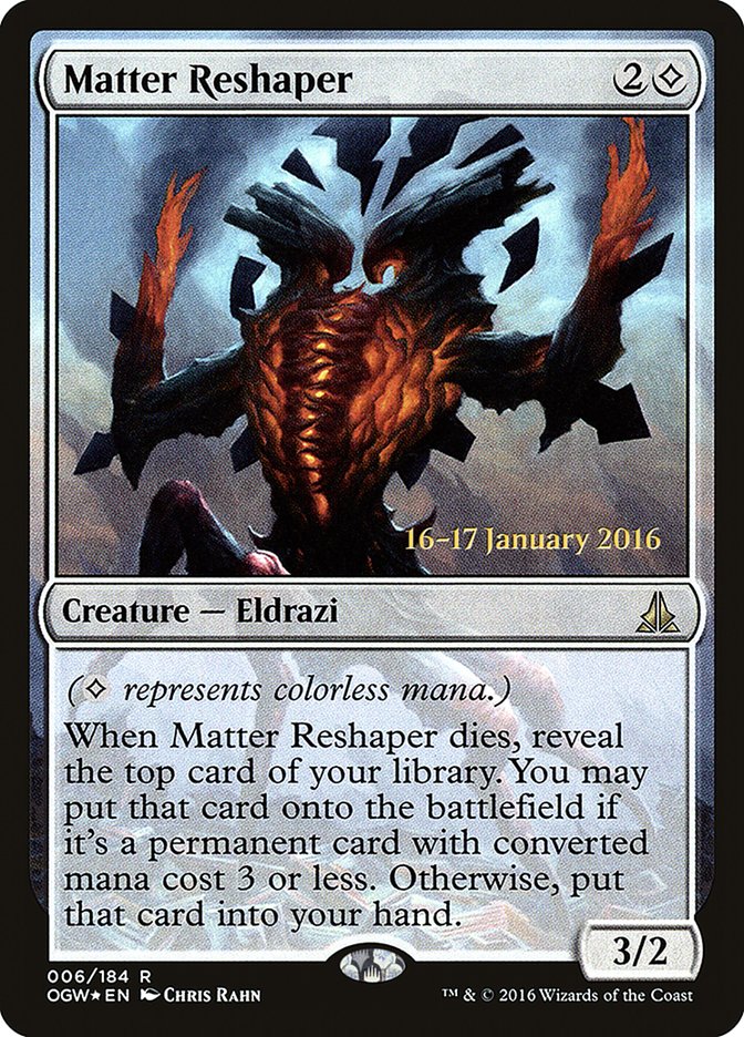 Matter Reshaper [Oath of the Gatewatch Prerelease Promos] | Total Play