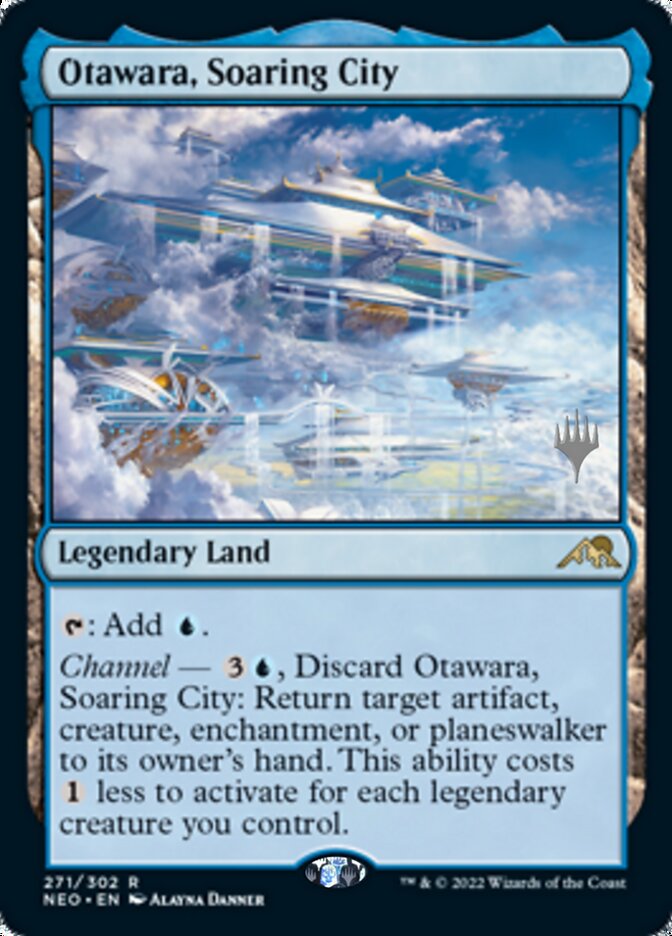 Otawara, Soaring City (Promo Pack) [Kamigawa: Neon Dynasty Promos] | Total Play