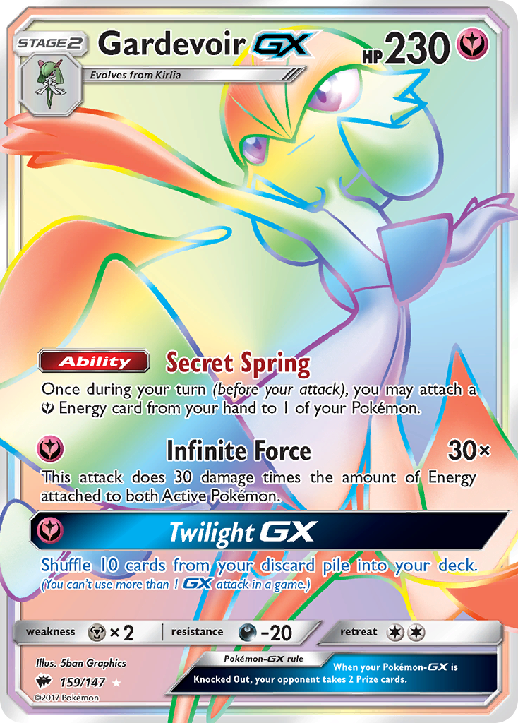 Gardevoir GX (159/147) [Sun & Moon: Burning Shadows] | Total Play