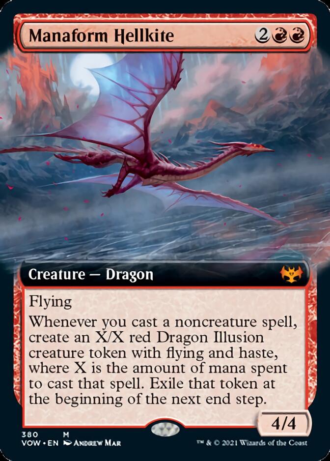 Manaform Hellkite (Extended Art) [Innistrad: Crimson Vow] | Total Play