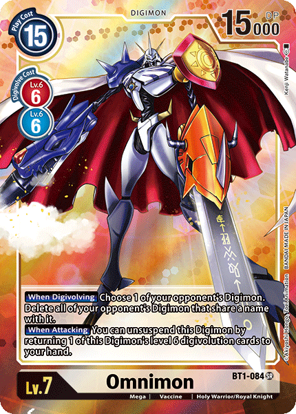 Omnimon [BT1-084] (Alternate Art) [Release Special Booster Ver.1.0] | Total Play