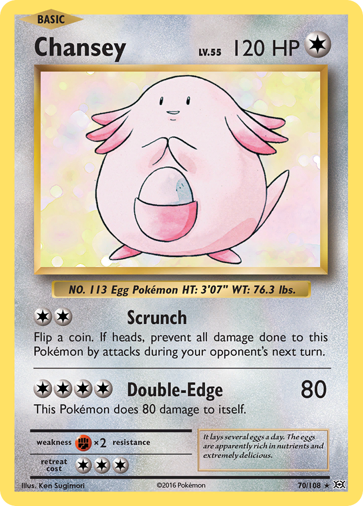 Chansey (70/108) [XY: Evolutions] | Total Play