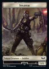 Soldier (003) // Sicarian Infiltrator Double-Sided Token [Warhammer 40,000 Tokens] | Total Play