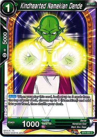 Kindhearted Namekian Dende (BT4-055) [Colossal Warfare] | Total Play