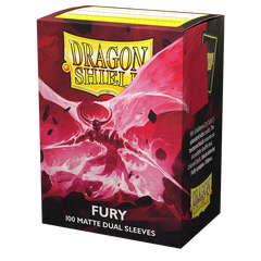 Dragon Shield: Standard 100ct Sleeves - Fury (Dual Matte) | Total Play
