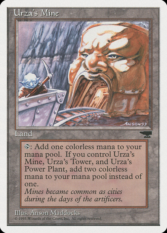 Urza's Mine (Mine Cart Entering Mouth) [Chronicles] | Total Play