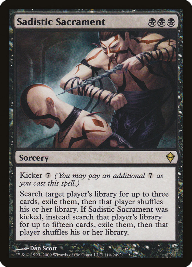 Sadistic Sacrament [Zendikar] | Total Play