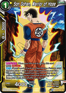 Son Gohan, Warrior of Hope (Uncommon) (BT13-099) [Supreme Rivalry] | Total Play