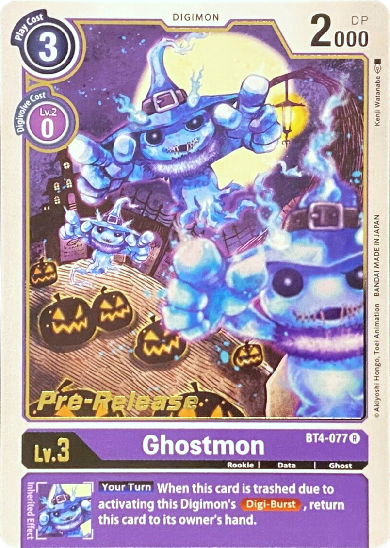 Ghostmon [BT4-077] [Great Legend Pre-Release Promos] | Total Play