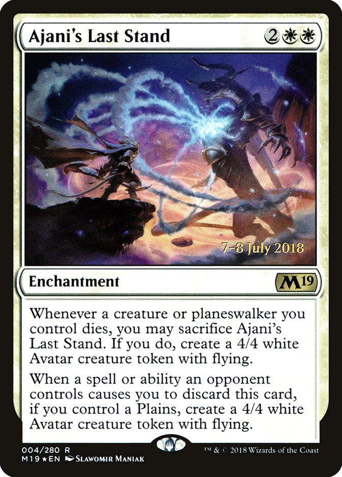 Ajani's Last Stand [Core Set 2019 Prerelease Promos] | Total Play