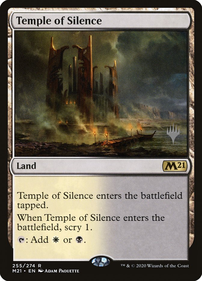 Temple of Silence (Promo Pack) [Core Set 2021 Promos] | Total Play