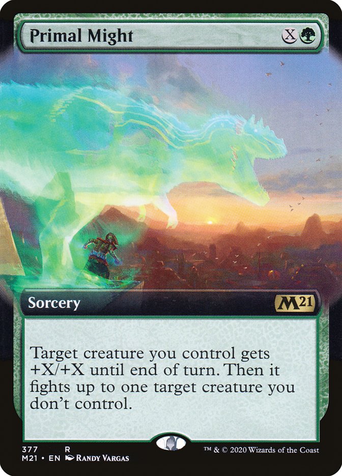 Primal Might (Extended Art) [Core Set 2021] | Total Play