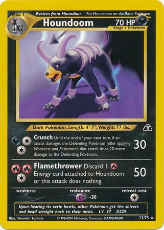 Houndoom (23/75) [Neo Discovery Unlimited] | Total Play