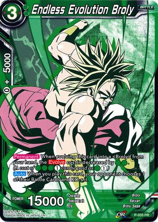 Endless Evolution Broly (Alternate Art) (P-033) [Special Anniversary Set] | Total Play