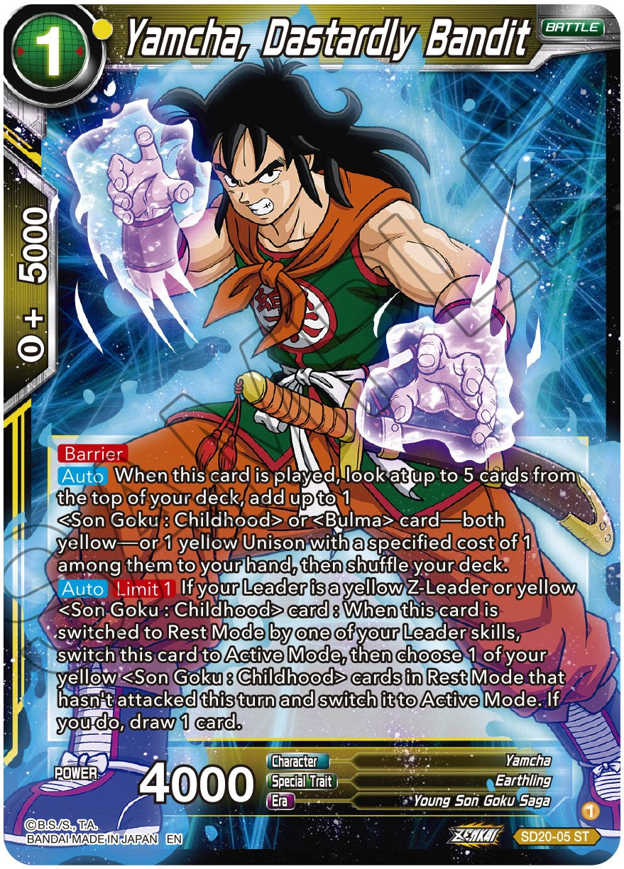 Yamcha, Dastardly Bandit (SD20-05) [Dawn of the Z-Legends] | Total Play