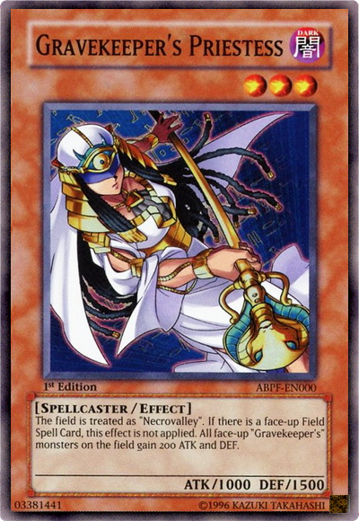 Gravekeeper's Priestess [ABPF-EN000] Super Rare | Total Play