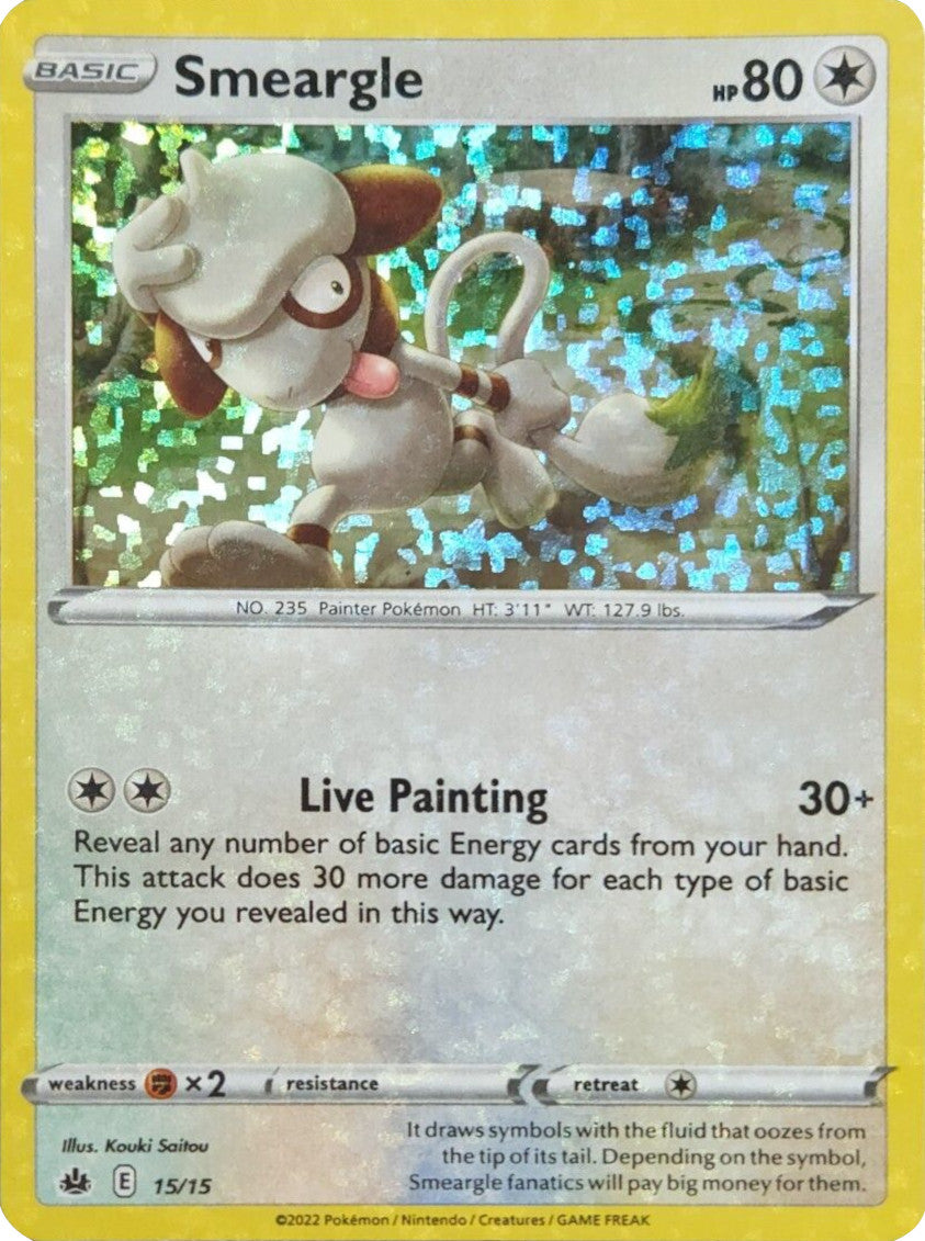 Smeargle (15/15) [McDonald's Promos: Match Battle] | Total Play