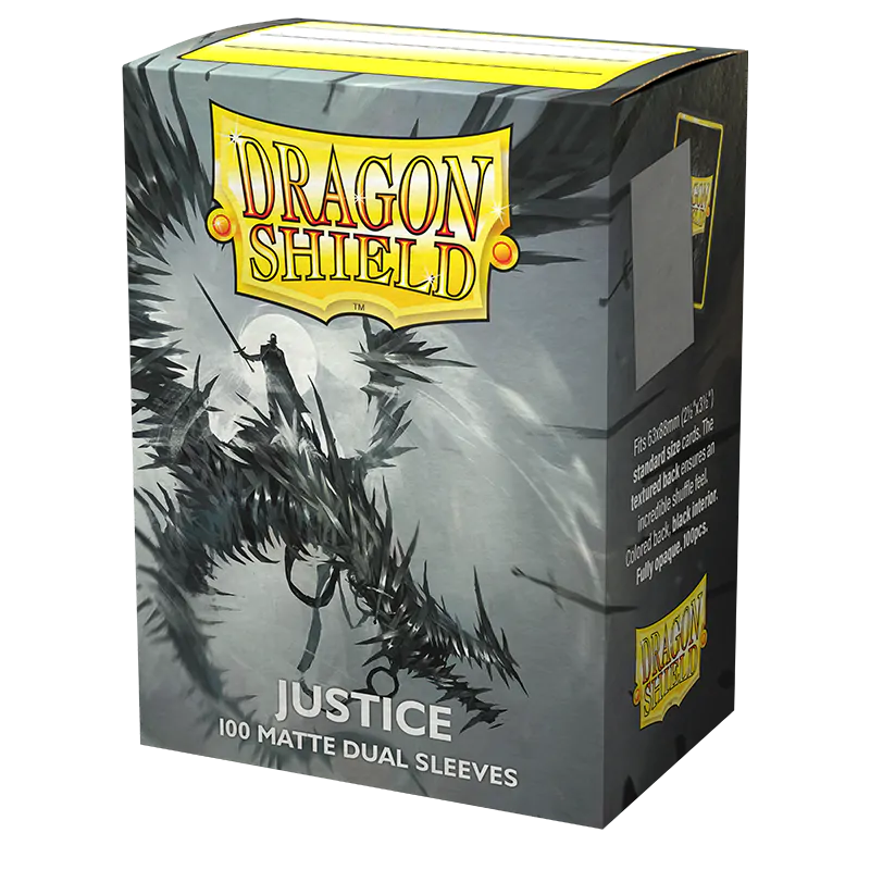 Dragon Shield: Standard 100ct Art Sleeves - Justice (Dual Matte) | Total Play