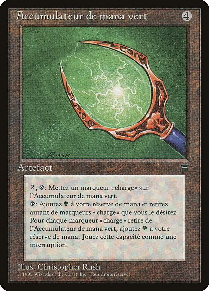 Green Mana Battery (French) - "Accumulateur de mana vert" [Renaissance] | Total Play