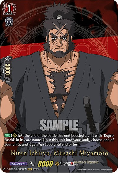 Niten Ichiryu, Musashi Miyamoto (D-TB02/RGR63EN) [Record of Ragnarok] | Total Play